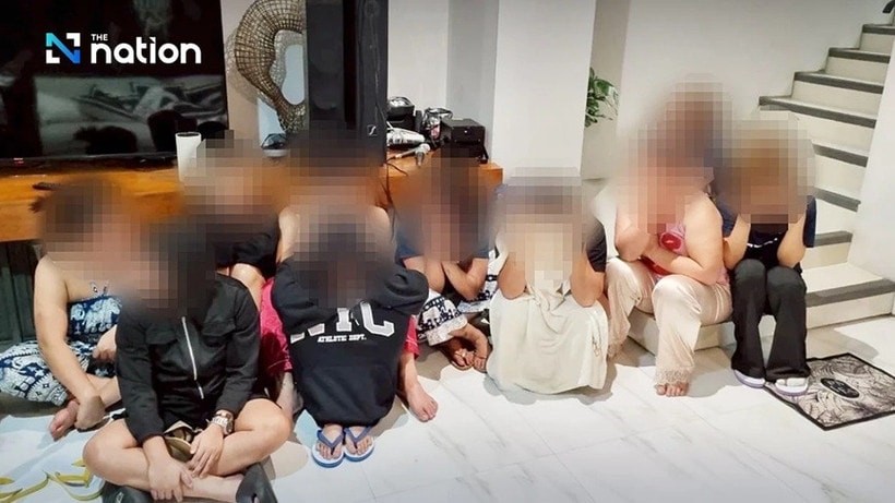 Một nhóm đối tượng bị bắt giữ.