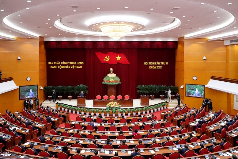 Sau 2 ngày làm việc khẩn trương, Hội nghị lần thứ 15 Ban Chấp hành Trung ương Đảng khóa XIII đã hoàn thành toàn bộ nội dung, chương trình đề ra với sự đoàn kết, thống nhất cao, chất lượng tốt.