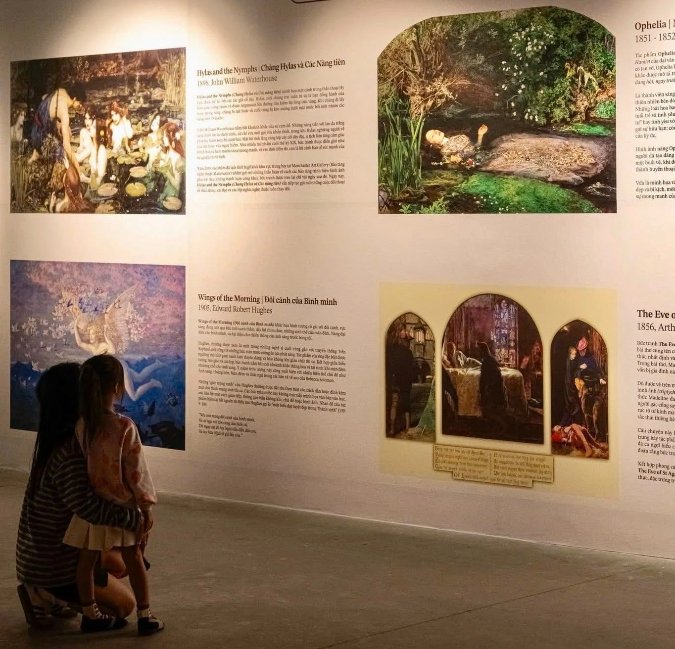 Khán giả thưởng lãm.