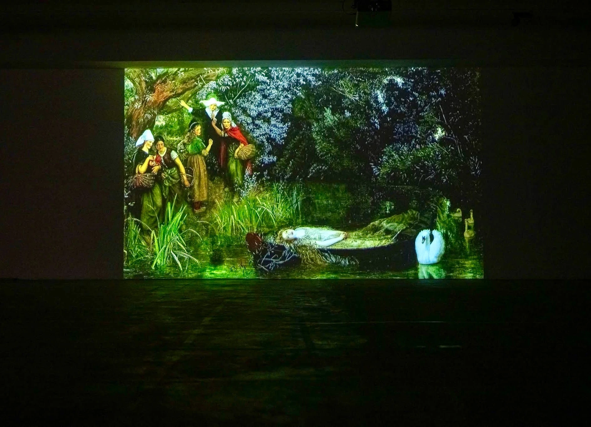 Các tác phẩm hội họa kinh điển được triển lãm dưới định dạng số.