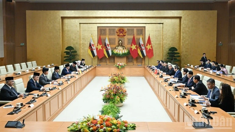 Quang cảnh cuộc hội kiến.