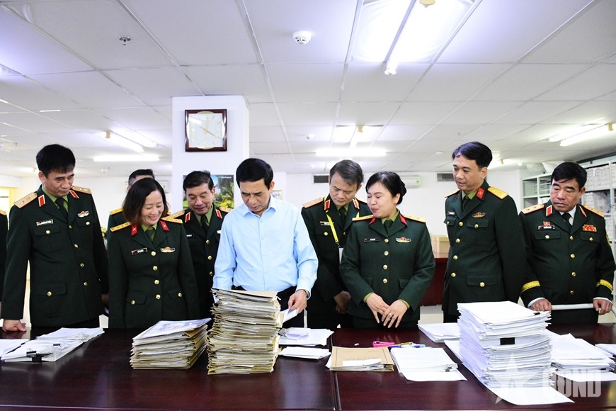 Đại tướng Phan Văn Giang: Phục vụ đại biểu dự Đại hội tuyệt đối không để xảy ra sơ suất, dù là nhỏ nhất ảnh 4