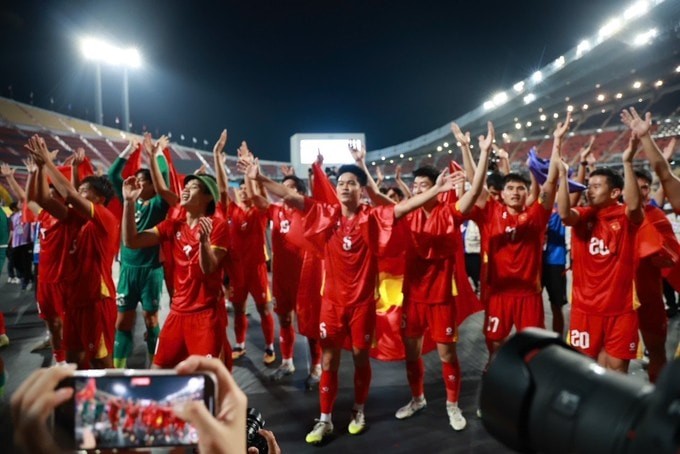 U22 Việt Nam được vinh danh là đội thể thao tiêu biểu năm 2025.