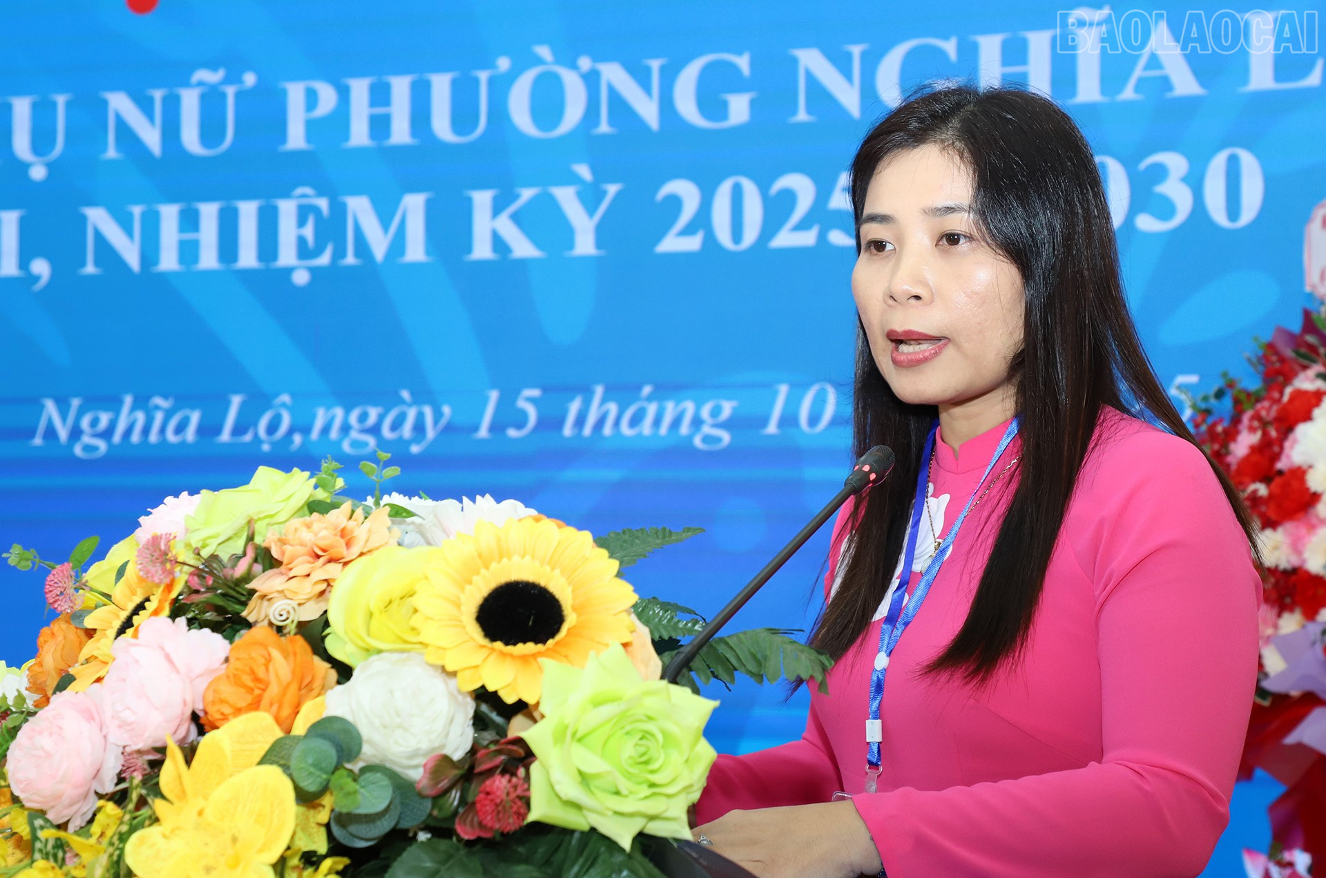 Đồng chí Trần Thị Thanh Thủy - Phó Chủ tịch Hội LHPN tỉnh dự và phát biểu tại đại hội. Đồng chí Trần Thị Thanh Thủy - Phó Chủ tịch Hội LHPN tỉnh dự và phát biểu tại đại hội.