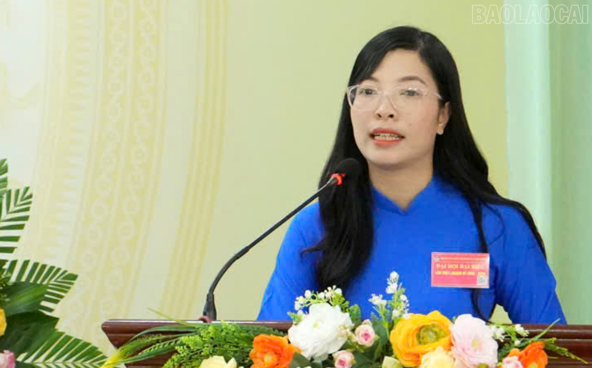 Đồng chí Hoàng Mai Loan được chỉ định giữ chức Bí thư Đoàn thanh niên cộng sản Hồ Chí Minh xã Việt Hồng nhiệm kỳ 2025 - 2030. baolaocai-tr_chidinhbithu.jpg