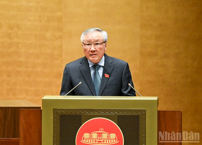 Phó Thủ tướng Thường trực Chính phủ Nguyễn Hòa Bình. (Ảnh: DUY LINH)