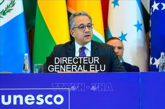Tổng Giám đốc UNESCO, ông Khaled El-Enany. Ảnh: TTXVN phát