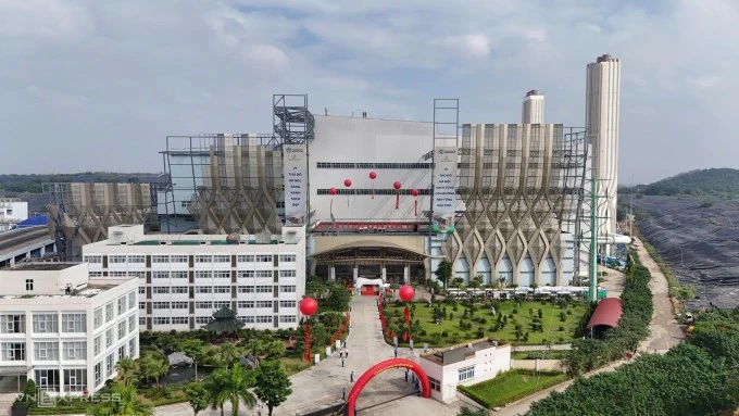 Nhà máy Điện rác Sóc Sơn tại xã Trung Giã, TP Hà Nội.