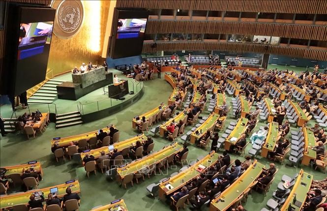 (Minh hoạ) Hình ảnh phiên họp tại Liên hợp quốc.