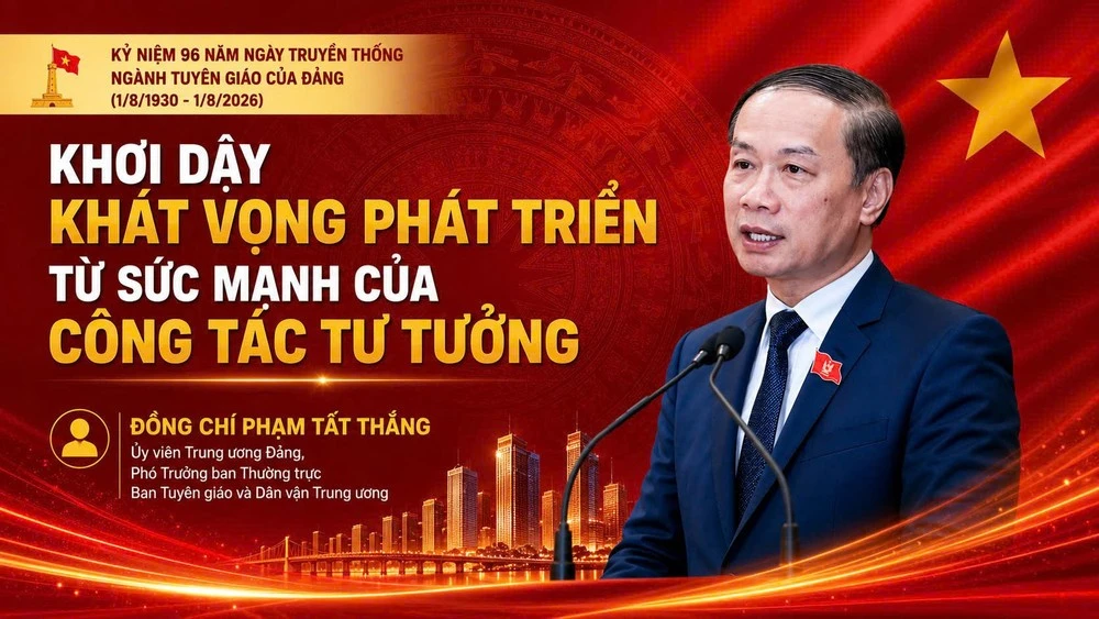 Đồng chí Phạm Tất Thắng, Ủy viên Trung ương Đảng, Phó Trưởng ban Thường trực Ban Tuyên giáo và Dân vận Trung ương.