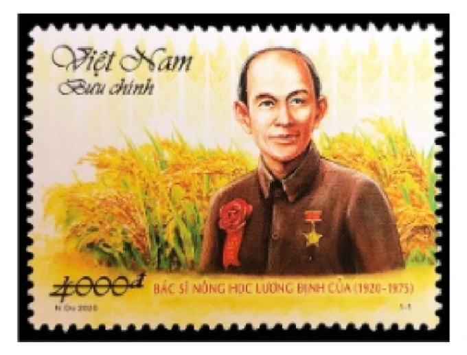 Tem bác sĩ nông học Lương Định Của.