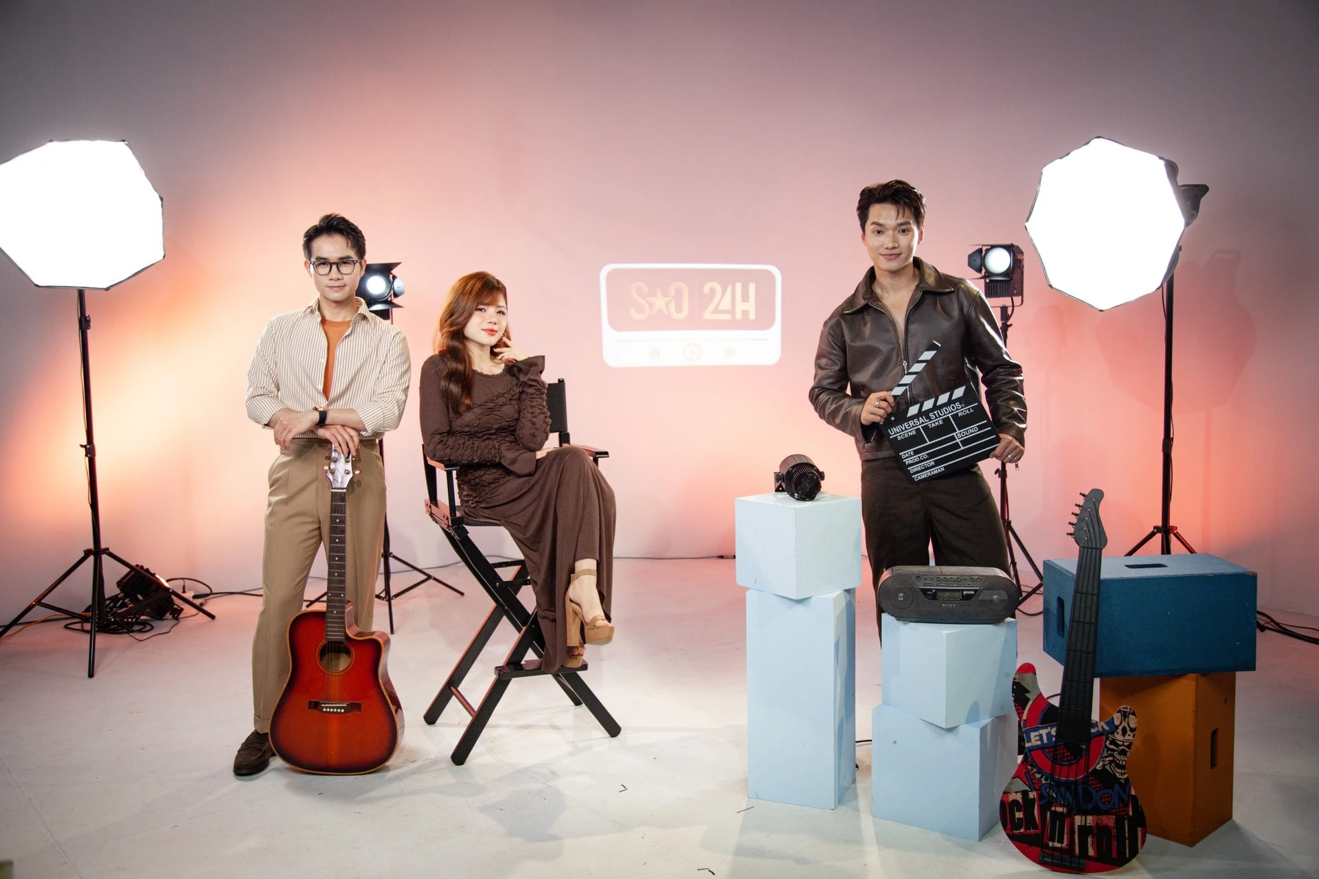 3 MC trẻ trung và năng động của chương trình.