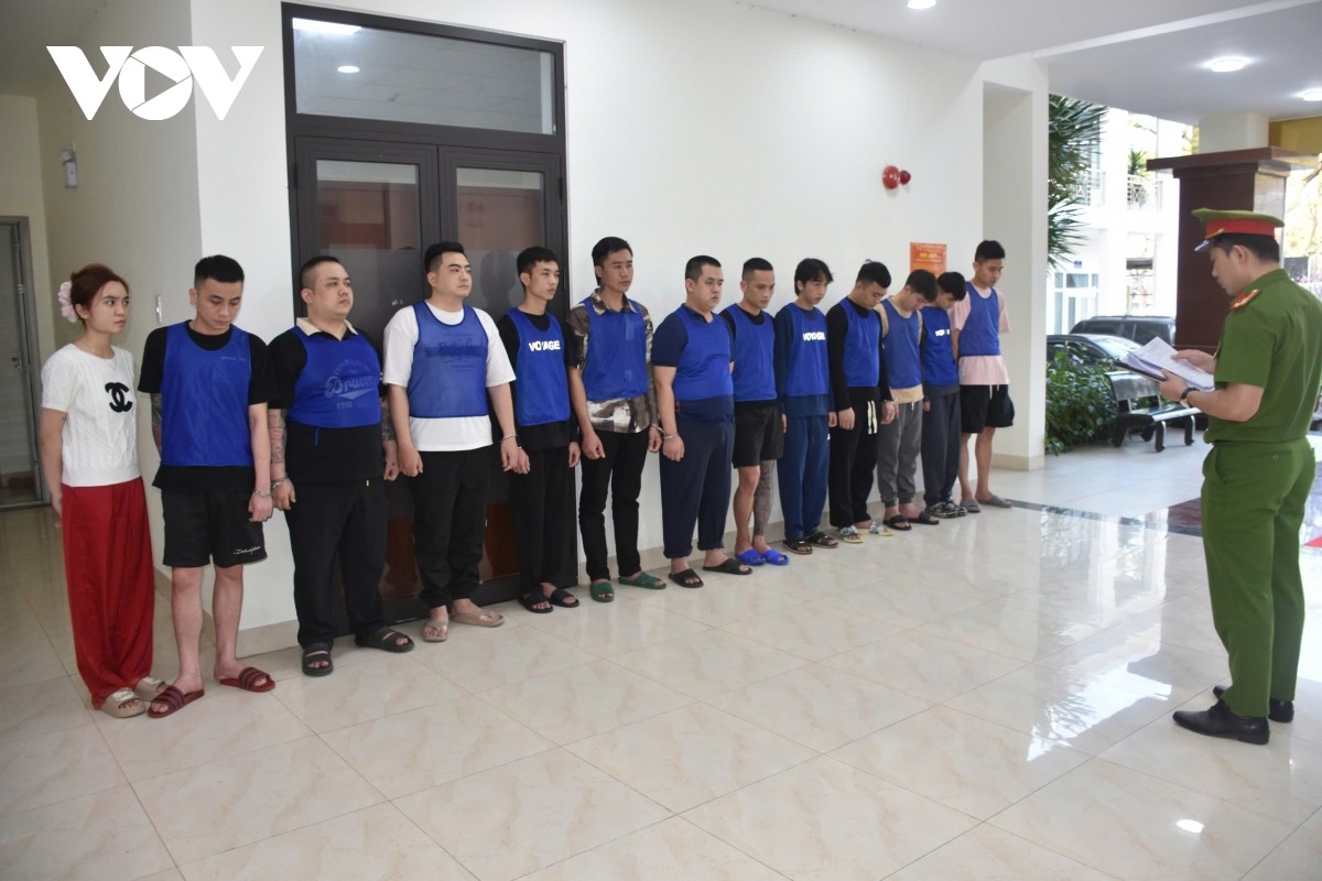 Cơ quan công an đã khởi tố vụ án, khởi tố bị can, áp dụng biện pháp tạm giam trong thời hạn 4 tháng đối với 13 đối tượng