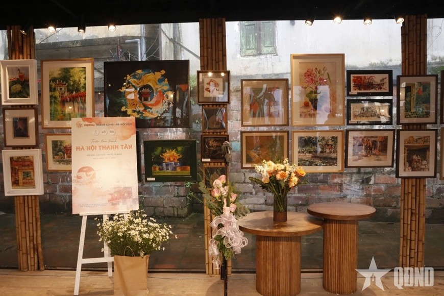 Không gian trưng bày tại triển lãm.