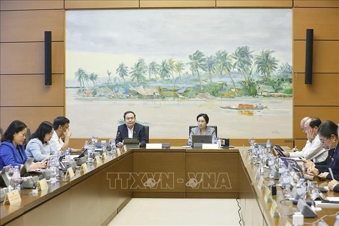 Chủ tịch Quốc hội Trần Thanh Mẫn phát biểu.