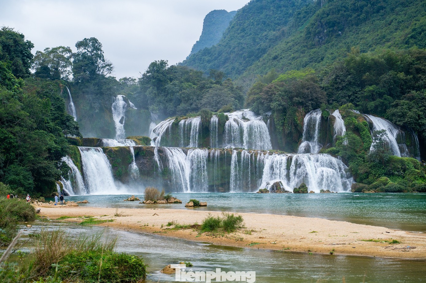 Một góc thác Bản Giốc. Ảnh: Quốc Nam.