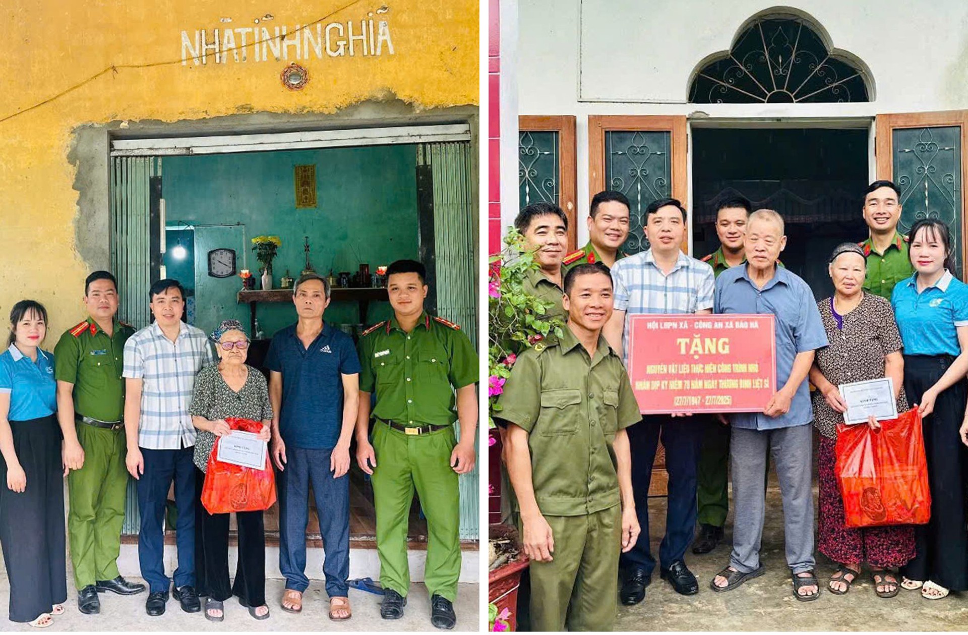 Nhiều hoạt động ý nghĩa của lực lượng Công an xã Bảo Hà và Hội phụ nữ xã đối với các gia đình chính sách, có công với cách mạng.. 23.jpg