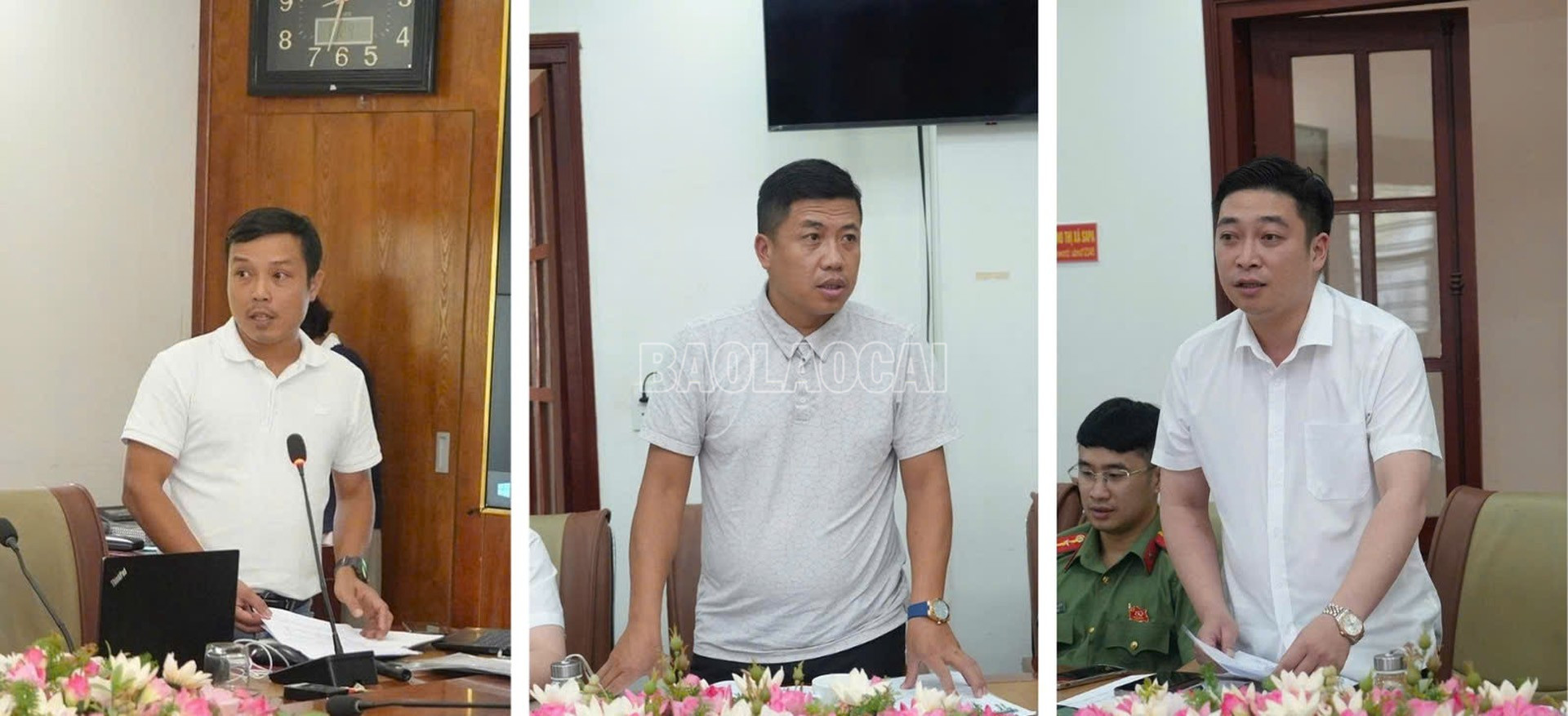 Các đơn vị phối hợp trình bày các phương án tổ chức. baolaocai-c_3.jpg