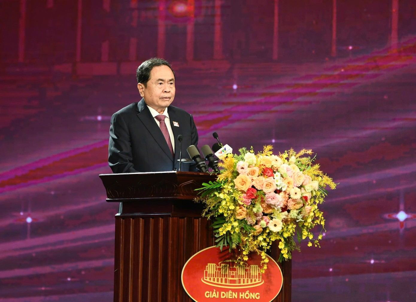 Chủ tịch Quốc hội Trần Thanh Mẫn phát biểu.