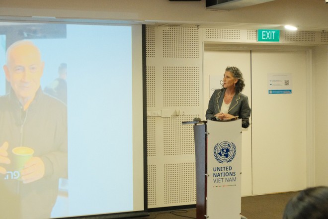 Bà Ramla Khalidi, Trưởng Đại diện thường trú của UNDP tại Việt Nam.