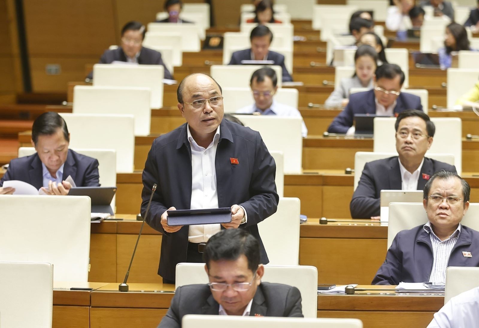 Đại biểu Quốc hội TP Hồ Chí Minh Đỗ Văn Yên phát biểu.