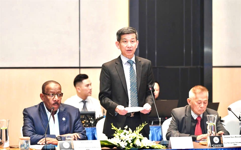 Cục trưởng Cục TDTT Việt Nam Nguyễn Danh Hoàng Việt tại cuộc họp.