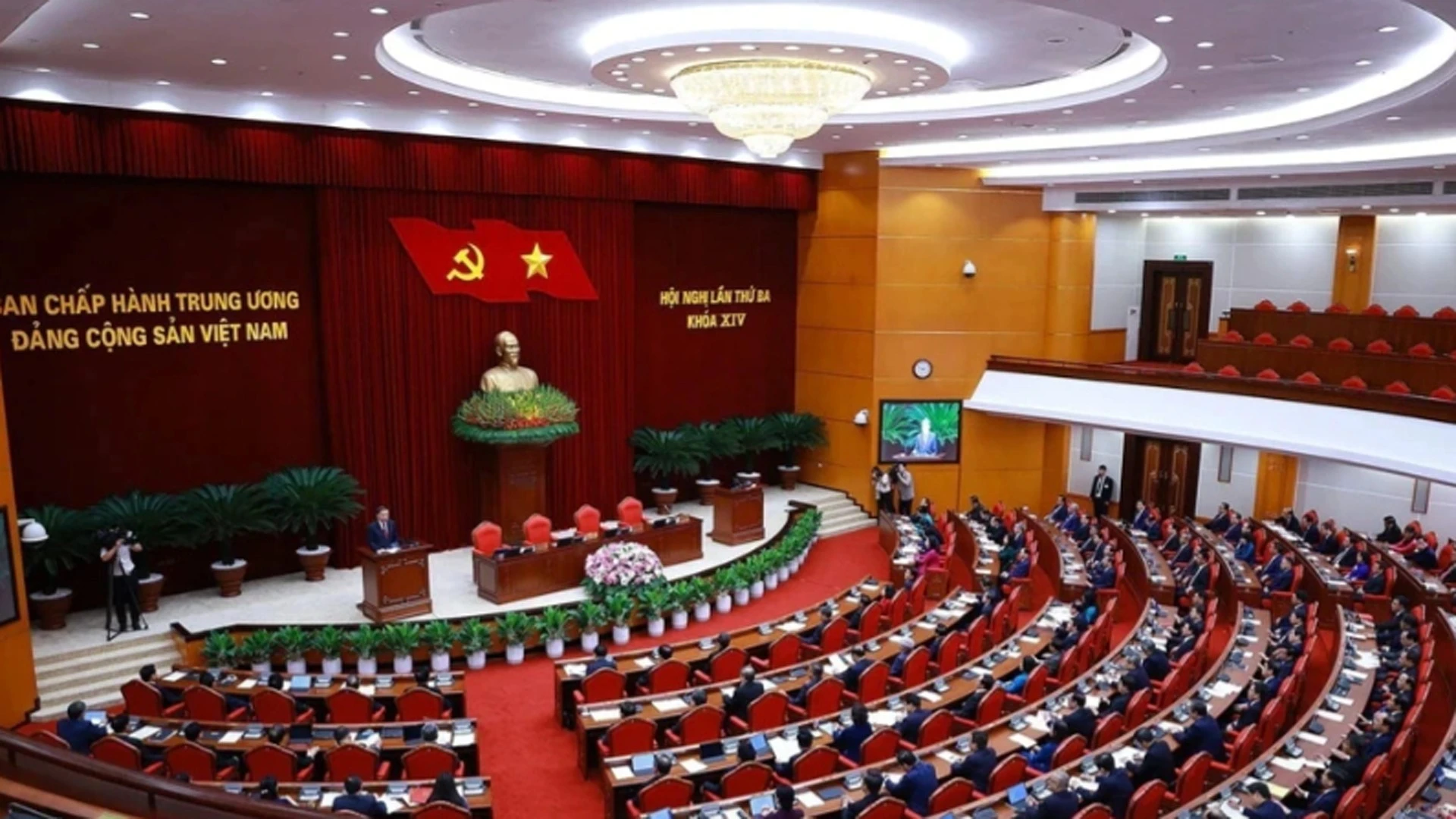 Hội nghị Trung ương 3 vừa diễn ra đã thống nhất chủ trương đổi tên Ban Tuyên giáo và Dân vận Trung ương thành Ban Tuyên giáo Trung ương (Ảnh: TTXVN).
