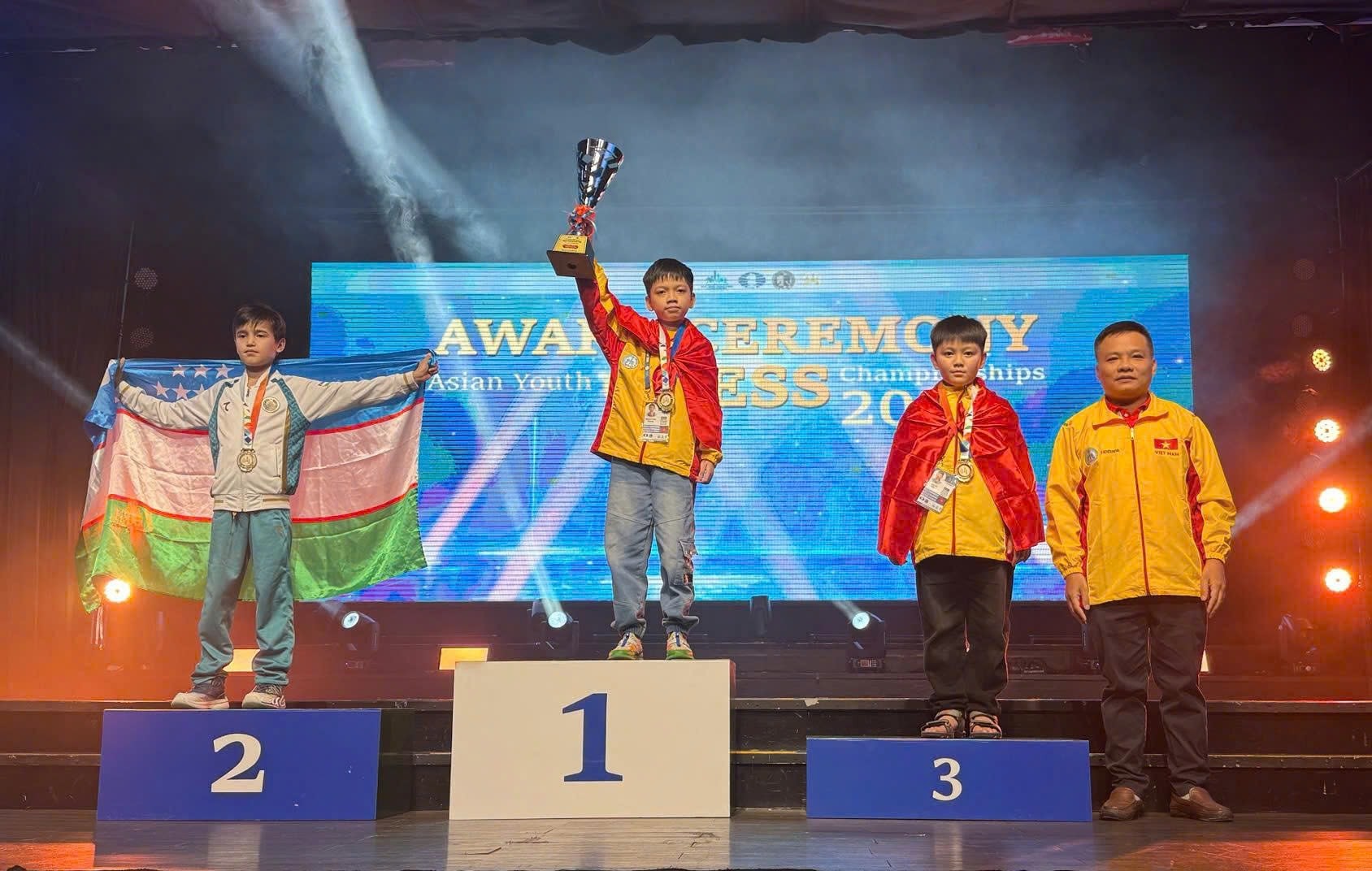 Kỳ thủ Xuân Phương giành huy chương vàng cờ chớp tại Giải cờ vua vô địch trẻ châu Á 2025.