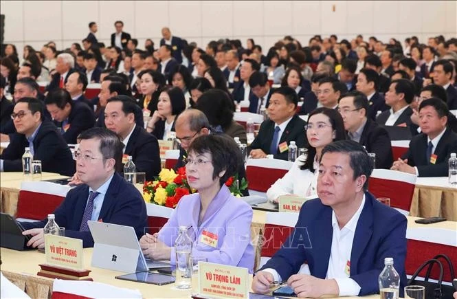 Đại biểu tham dự Hội nghị toàn quốc tổng kết công tác Tuyên giáo và Dân vận năm 2025, triển khai nhiệm vụ năm 2026.