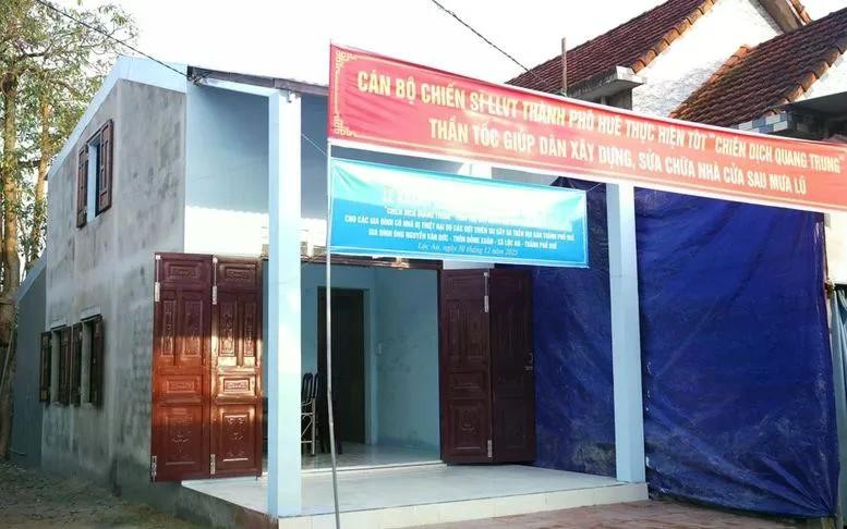 Một trong những ngôi nhà trong "Chiến dịch Quang Trung"