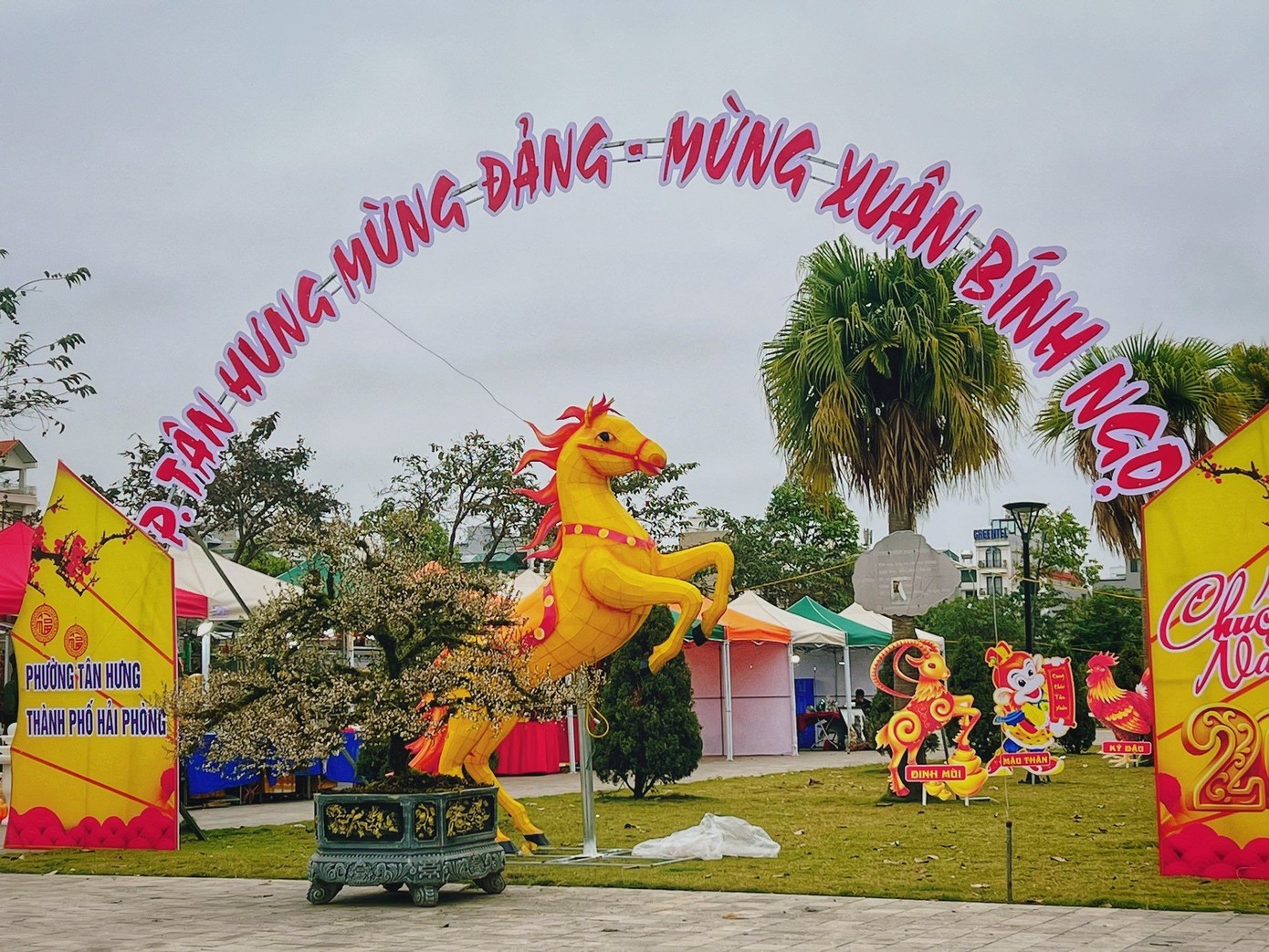 Linh vật đặt tại phường Tân Hưng (Hải Phòng).