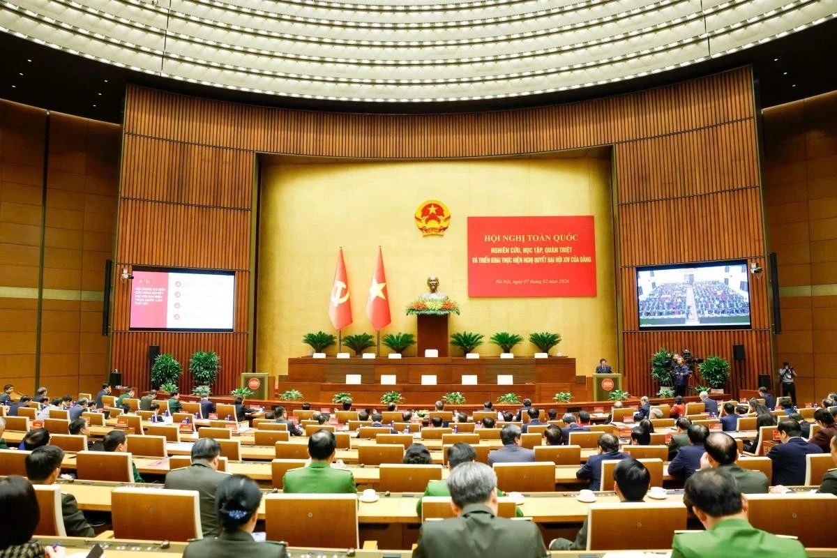 Toàn cảnh hội nghị.