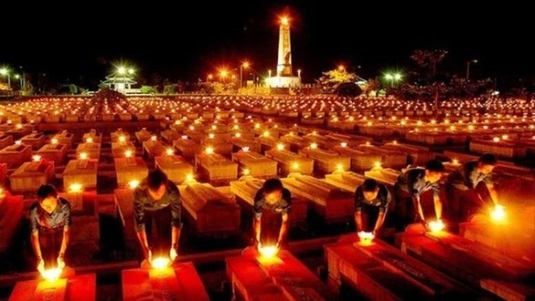 Tri ân các anh hùng liệt sĩ, thương binh, bệnh binh và người có công với cách mạng.