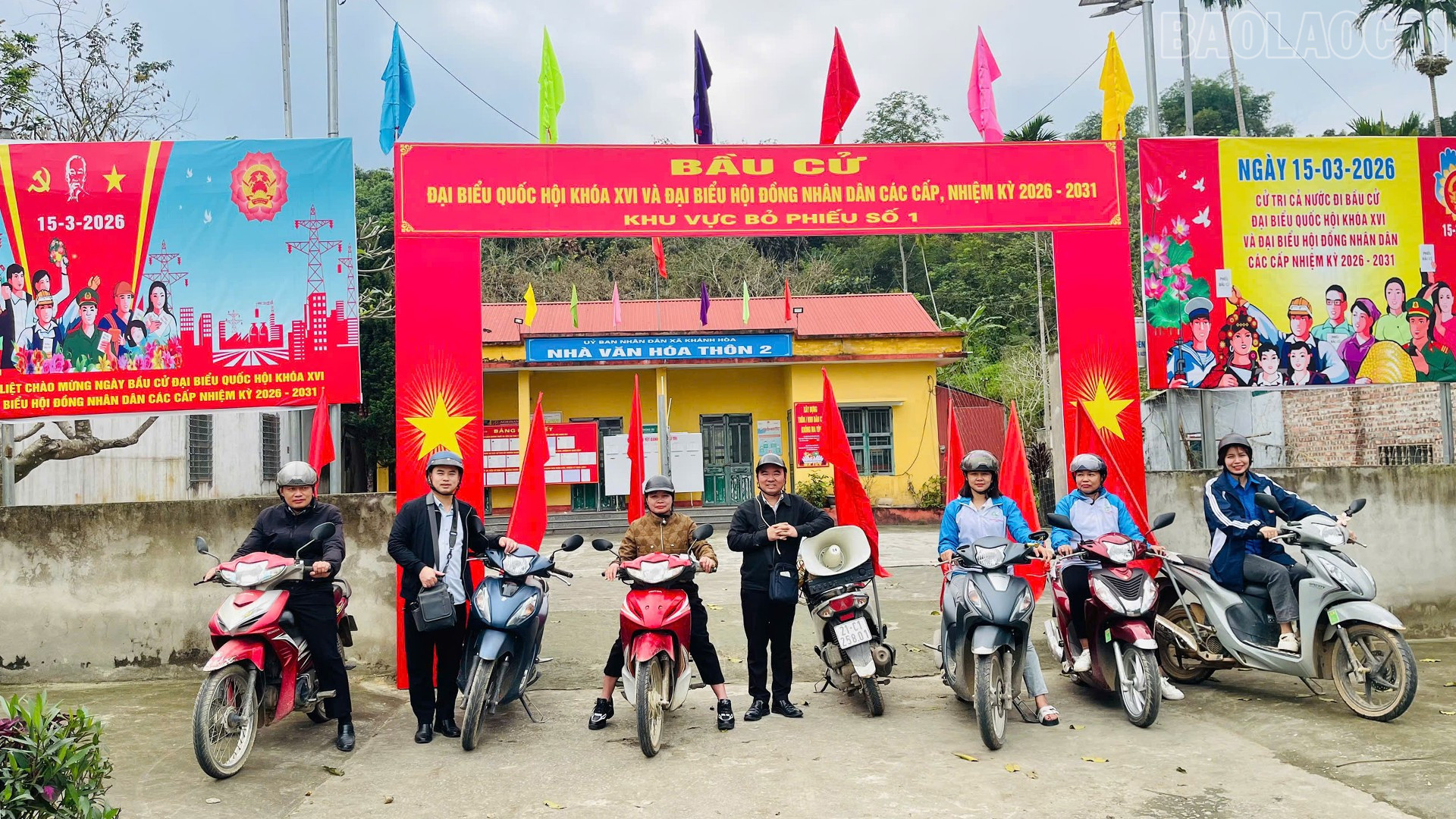 Đội tuyên truyền lưu động xã Khánh Hòa.