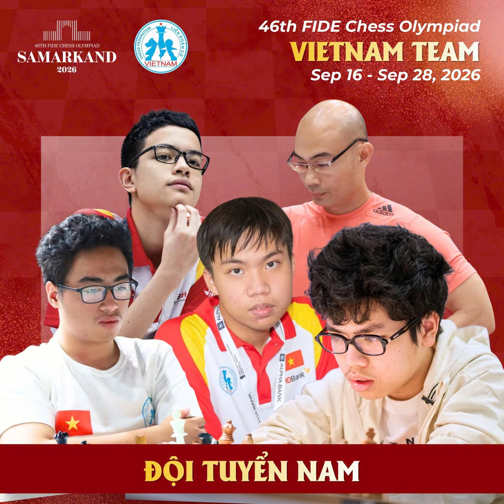 Đội tuyển cờ vua Việt Nam hướng đến Olympiad 2026 với lực lượng mạnh nhất.