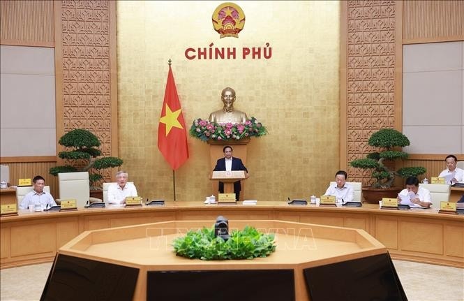 Thủ tướng Phạm Minh Chính chủ trì Phiên họp Chính phủ chuyên đề về xây dựng pháp luật tháng 9 năm 2025. Thủ tướng Phạm Minh Chính chủ trì Phiên họp Chính phủ chuyên đề về xây dựng pháp luật tháng 9 năm 2025.