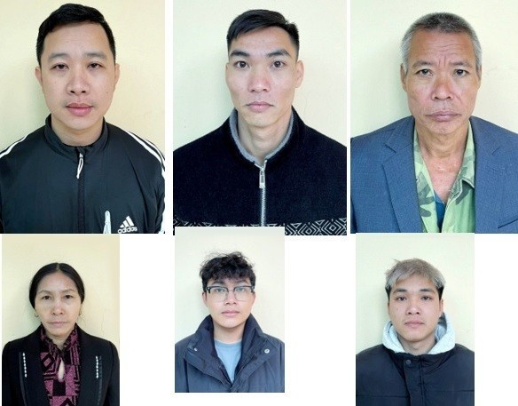 Các đối tượng trong vụ án.