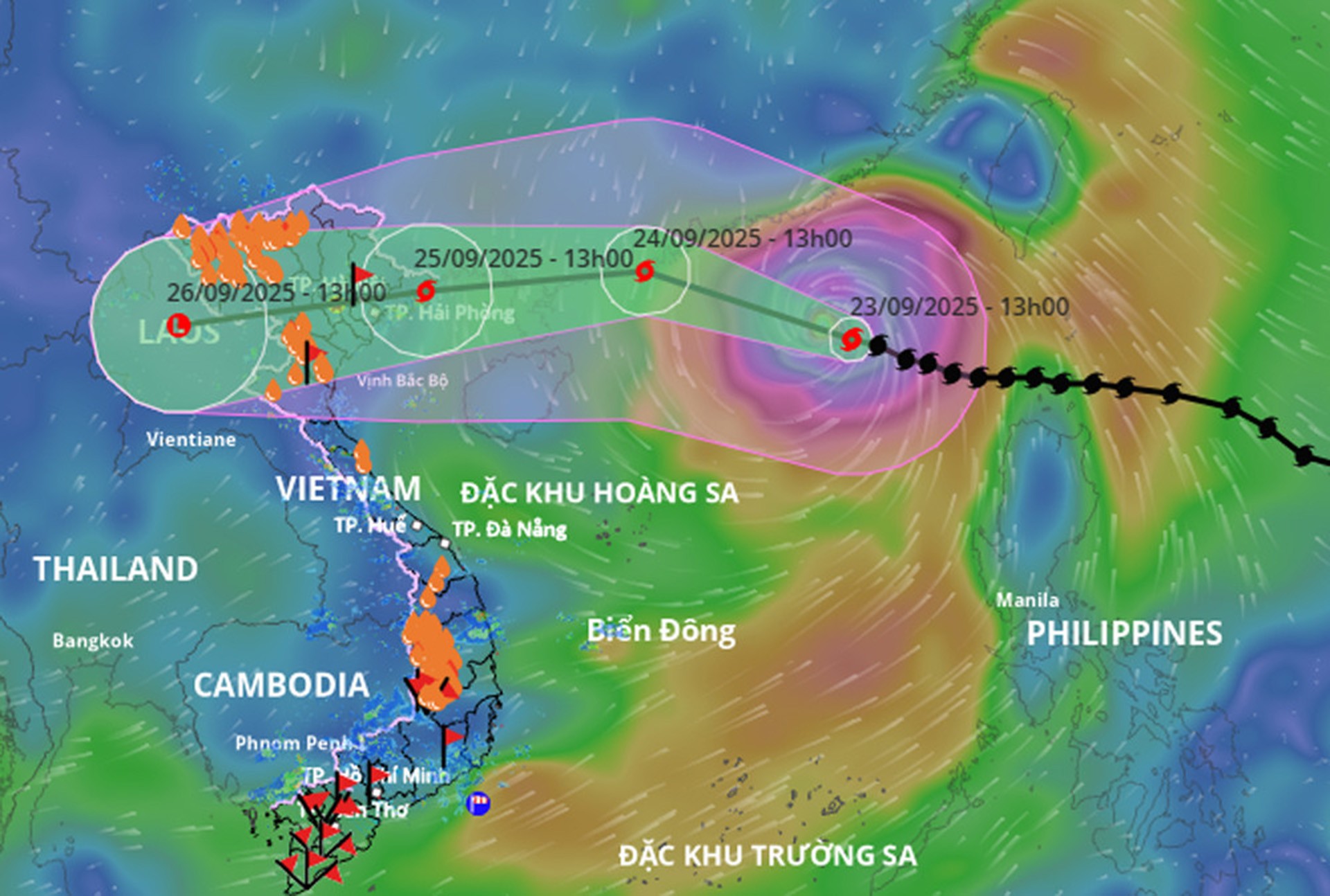 Hướng di chuyển của bão số 9 Ragasa. 23-9-cuongdo.jpg