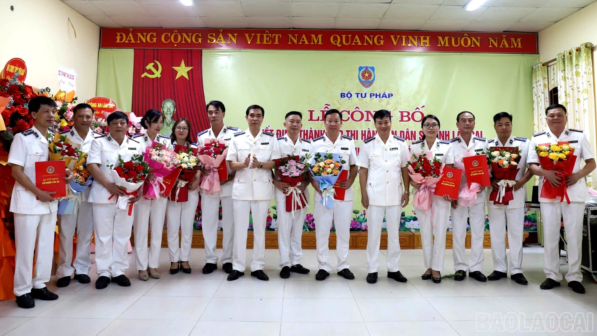 Trưởng các phòng chuyên môn THADS tỉnh Lào Cai và Phòng THADS khu vực nhận quyết định được bổ nhiệm.