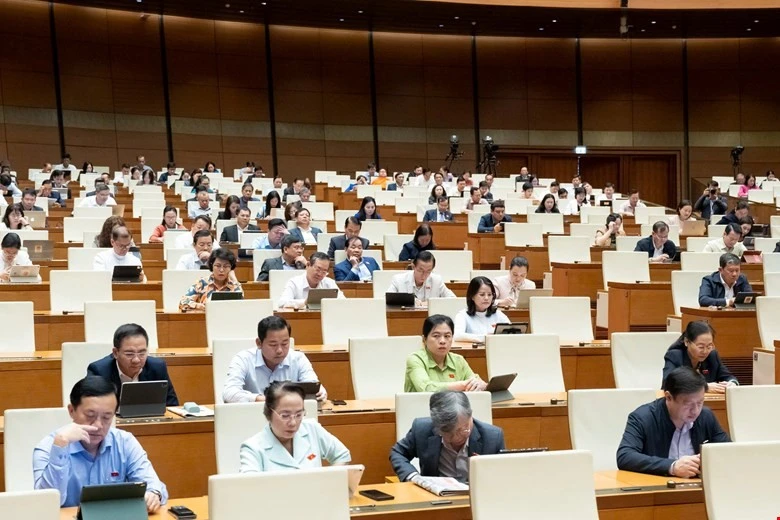 Các đại biểu dự kỳ họp.