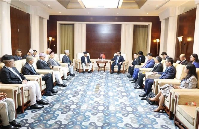 Quang cảnh buổi tiếp.