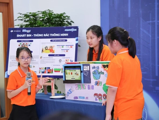 Học sinh FPT chia sẻ về dự án STEMpetition của mình.