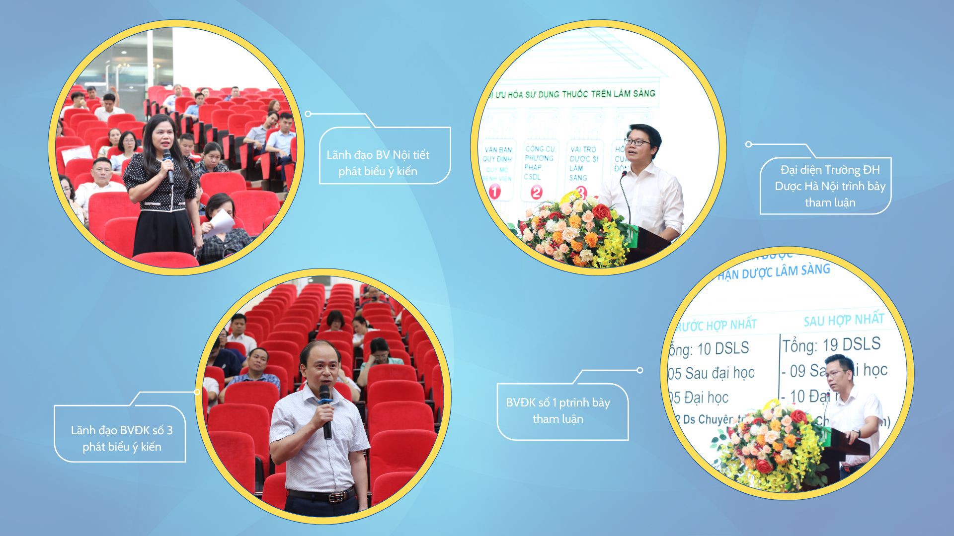Một số đơn vị phát biểu tham luận tại Hội nghị. 19-7-benhvien3.jpg