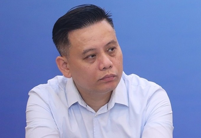 Ông Đỗ Hữu Tuấn trong một hội thảo ở Hà Nội, tháng 3/2025.