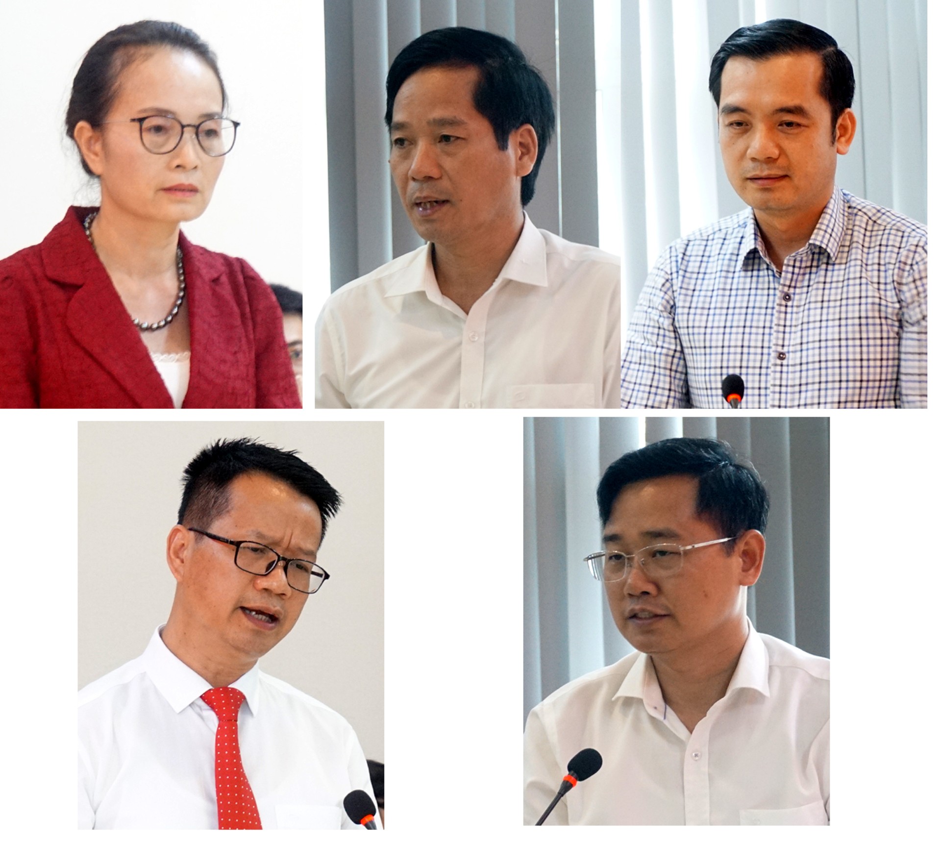 Các đại biểu tham gia thảo luận tại hội nghị. 22-8-phat-bieu.jpg