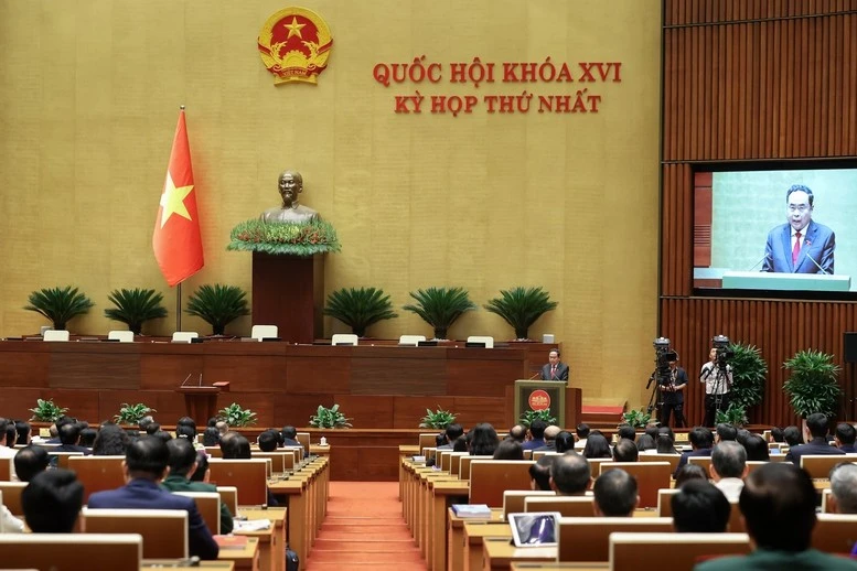 Phiên khai mạc kỳ họp thứ Nhất, Quốc hội khoá XVI.