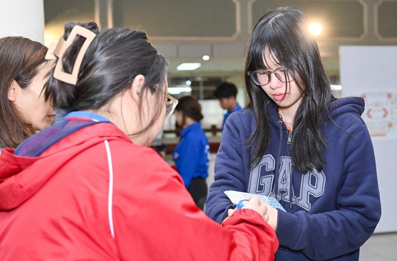 Thí sinh dự kỳ thi Đánh giá tư duy của ĐH Bách Khoa Hà Nội.