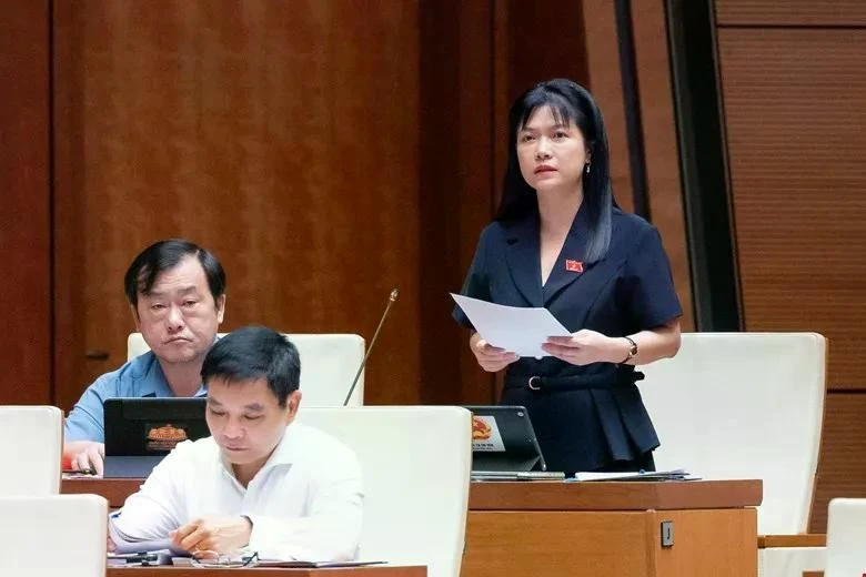 Đại biểu Tạ Thị Yên (đoàn Điện Biên) - Ảnh: Media Quốc hội