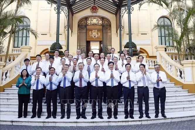 Tổng Bí thư, Chủ tịch nước Tô Lâm và các đại biểu.