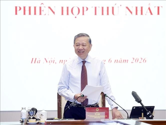 Tổng Bí thư, Chủ tịch nước Tô Lâm phát biểu chỉ đạo.